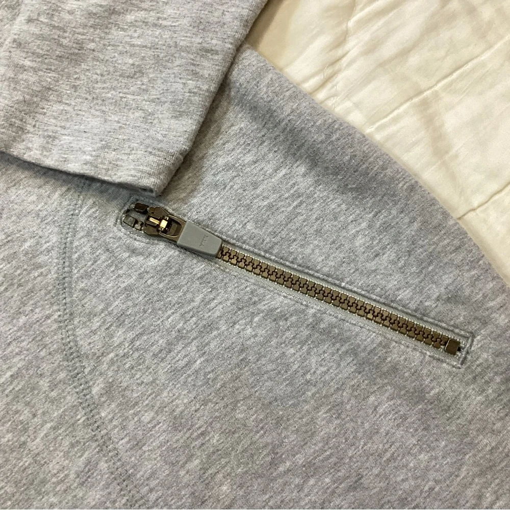 Athleta Enchanted Sweatshirt Dress Gray Medium - Picture 3 of 7